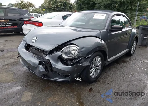 2017 Volkswagen Beetle #Pinkbeetle/1.8T Classic/1.8T S from USA, damaged, VIN 3VWF17AT3HM625961